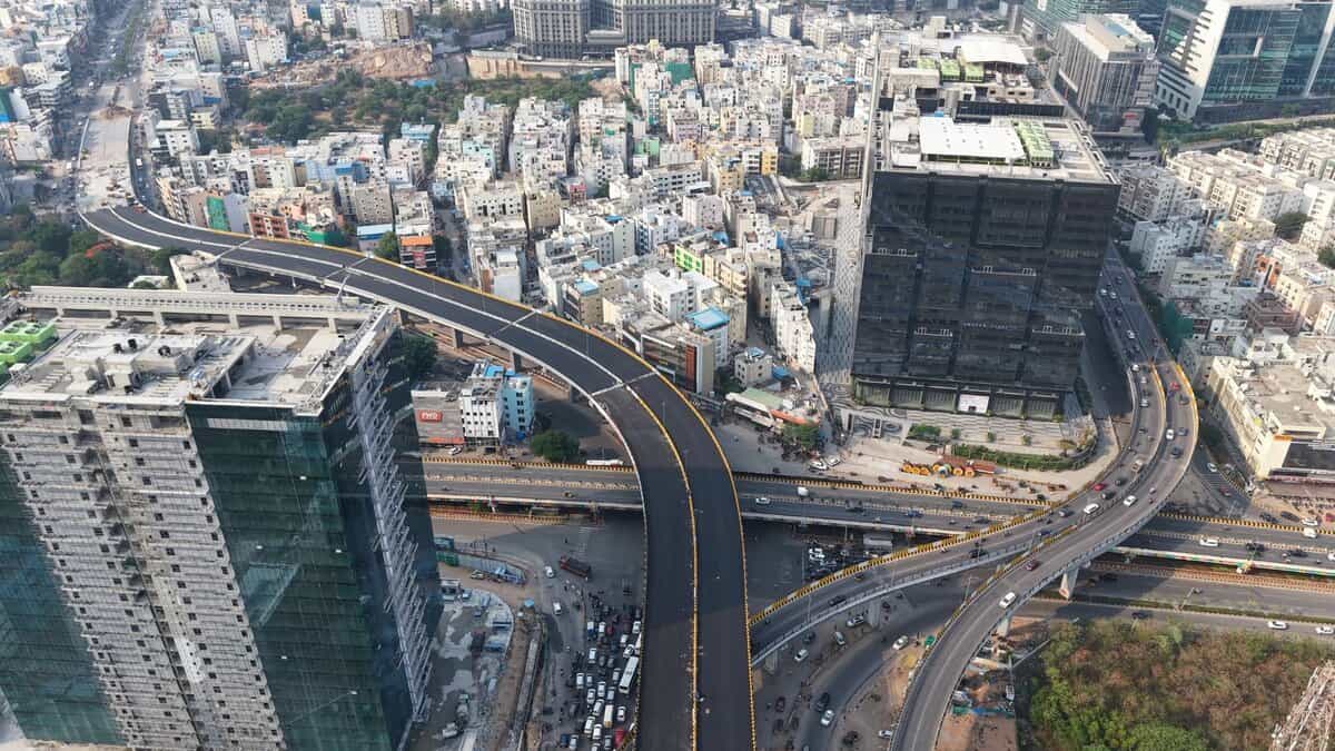 Kondapur flyover in Hyderabad