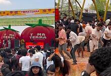 India's 1st Tomato festival held in Hyderabad: Trending reels, reactions