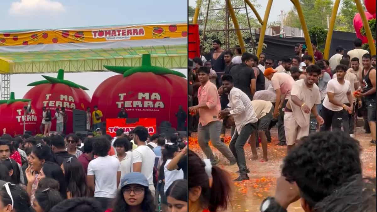 India's 1st Tomato festival held in Hyderabad: Trending reels, reactions