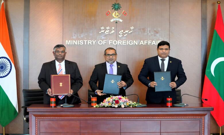 13 MoUs signed between India and Maldives