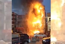 Massive fire erupts in Madinaguda