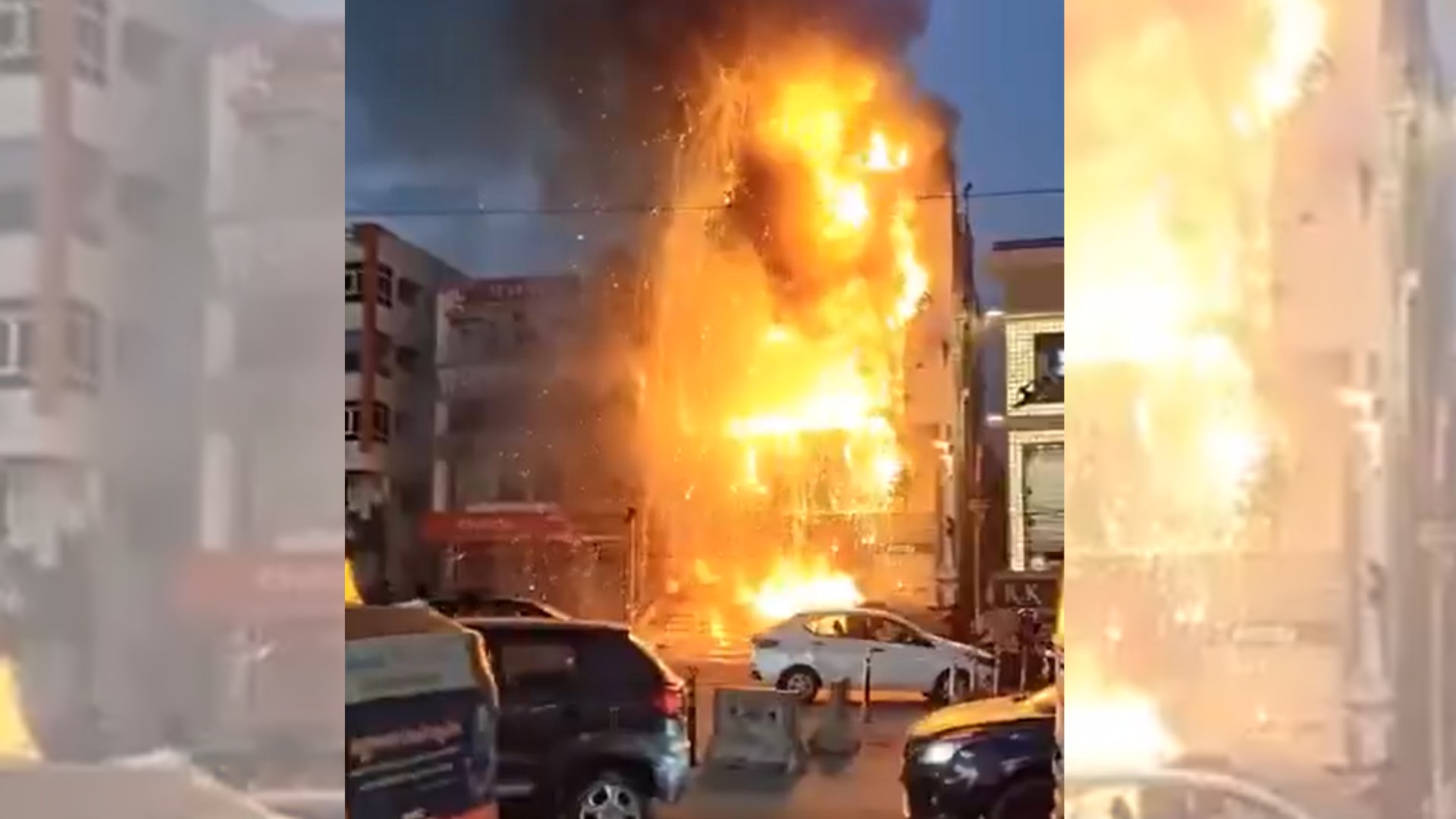 Massive fire erupts in Madinaguda