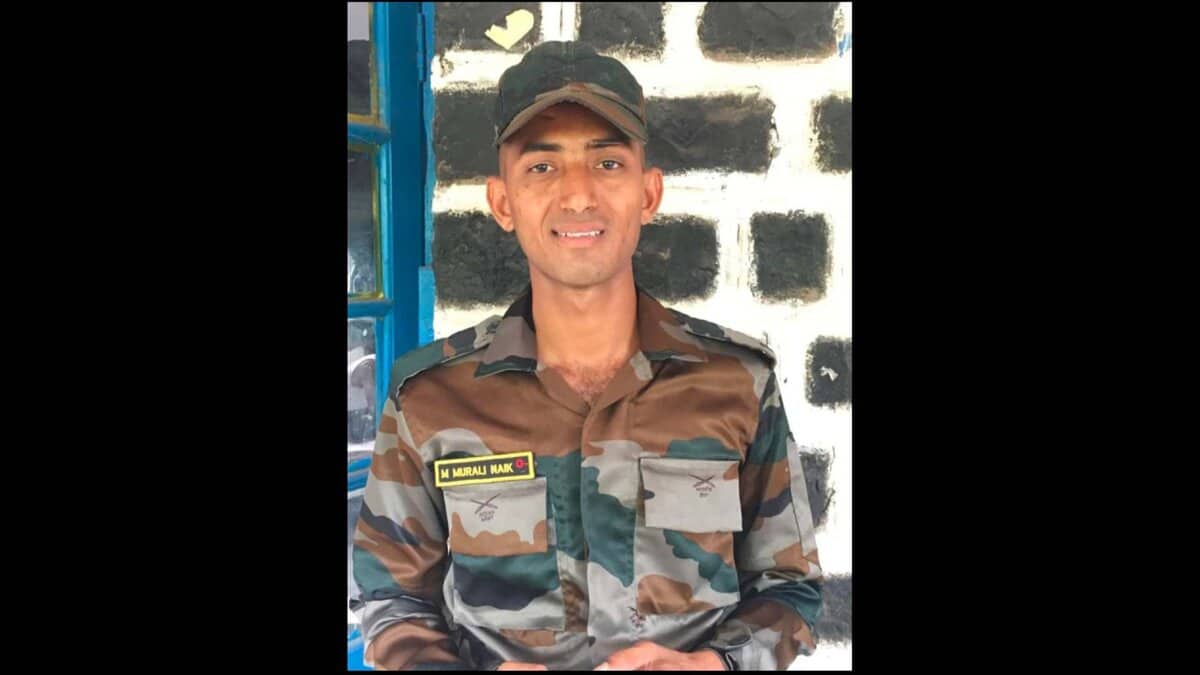 Image: Indian Army Jawan from AP, M Murali Nayak martyred at LoC