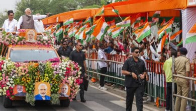 PM Modi in Gandhinagar