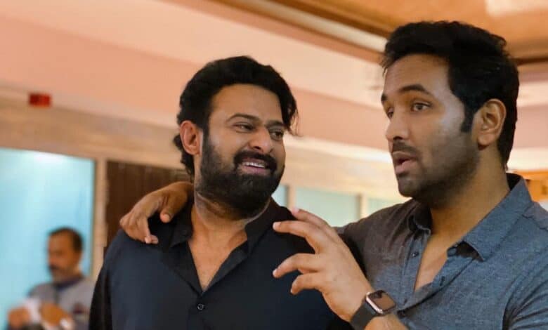 Tollywood actors Prabhas and Manchu Vishnu