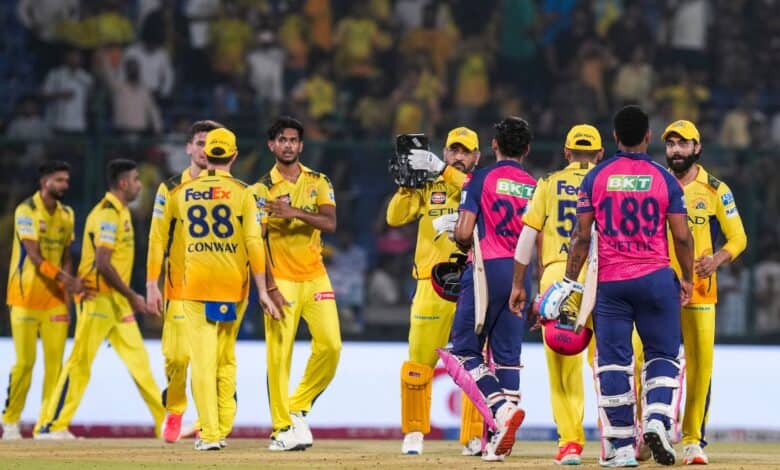 Rajasthan Royals beat Chennai Super Kings
