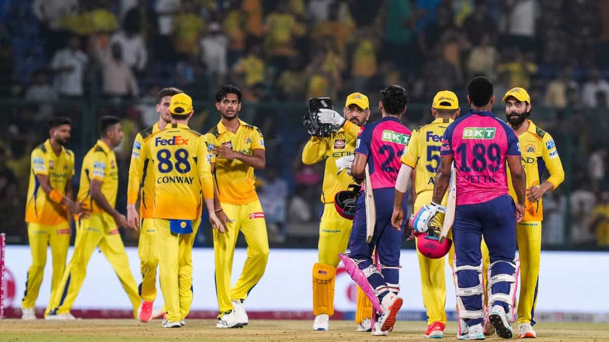 Rajasthan Royals beat Chennai Super Kings