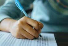 Representational Image of student writing JEE Advanced 2025 exam