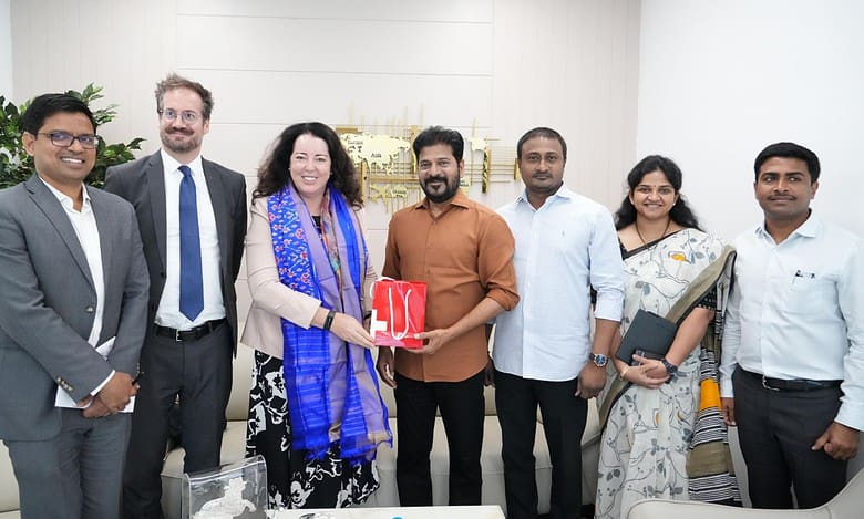 Telangana CM discusses investments with Switzerland Ambassador