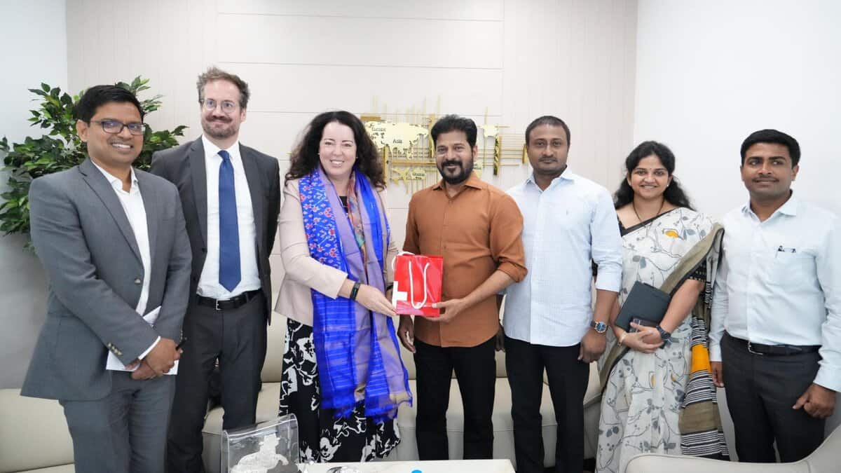 Telangana CM discusses investments with Switzerland Ambassador