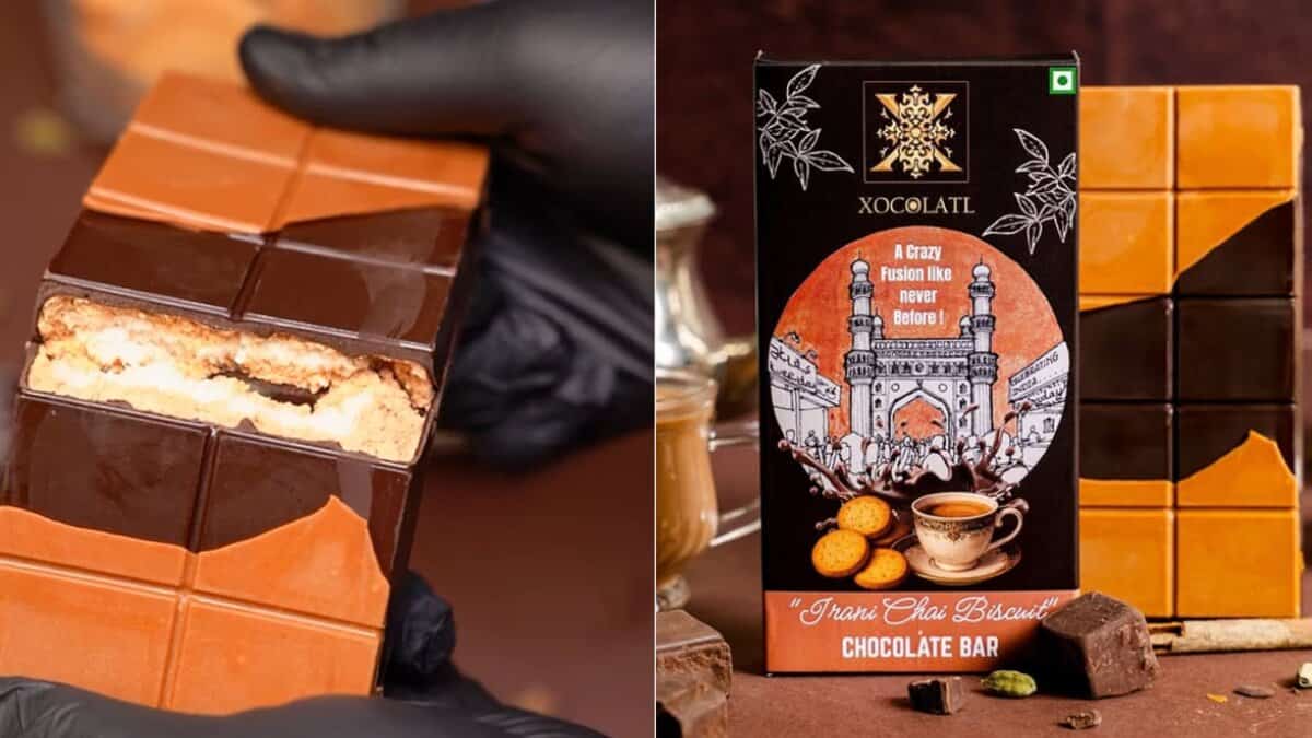 Irani Chai Biscuit Chocolate bar by Xocolatl