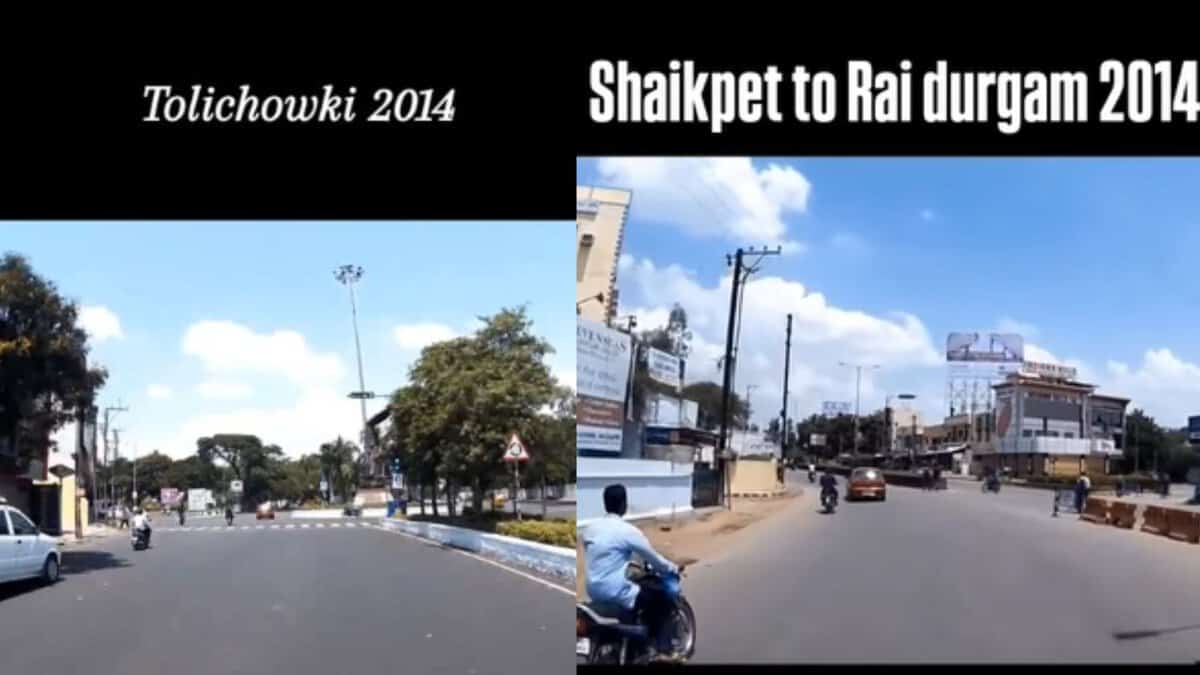 This Instagram account shows how Hyderabad was 10 years ago