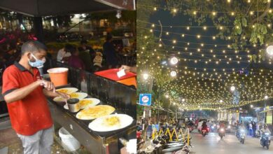 DLF and Shantinagar food street in Hyderabad