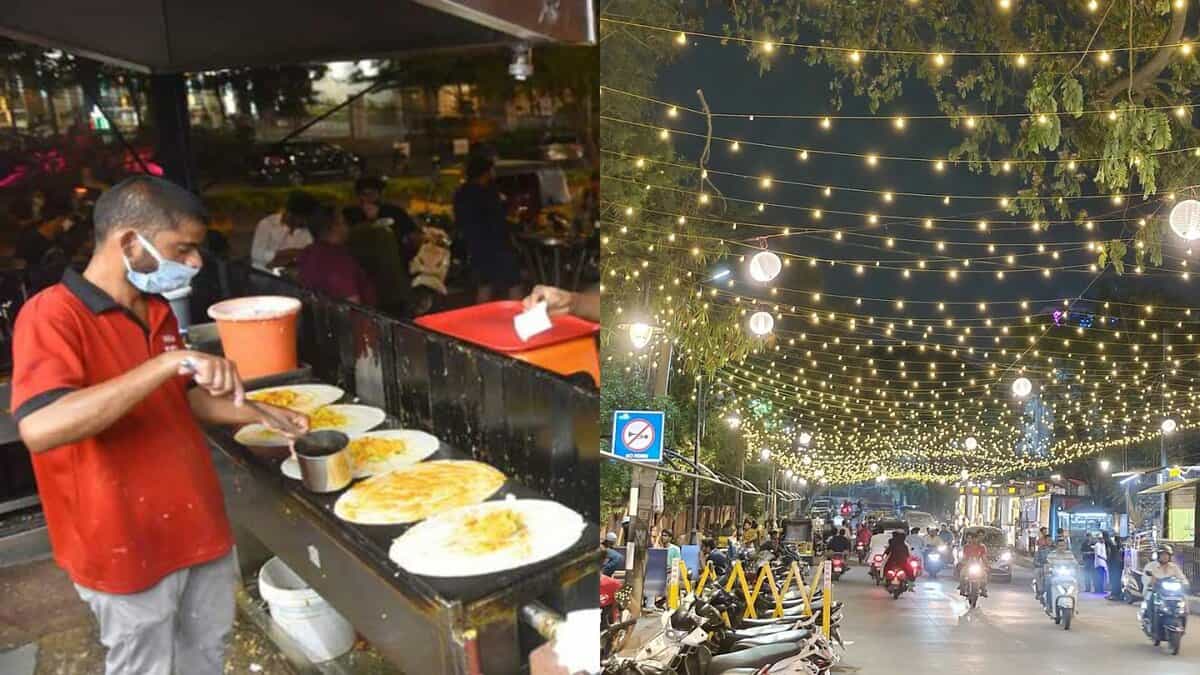 DLF and Shantinagar food street in Hyderabad