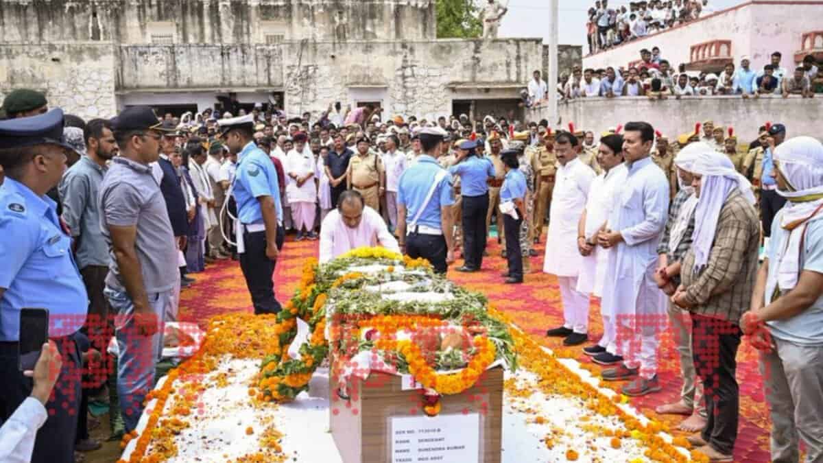 Soldier Surendra Kumar cremated in Rajasthan