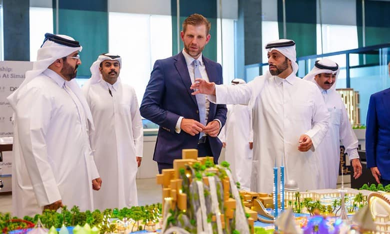 3D model of Trump International Golf Club and villas project launched between Qatar Diar and DarGlobal in Doha, Qatar,.