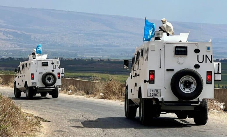 Photo of UN Peacekeeping patrol