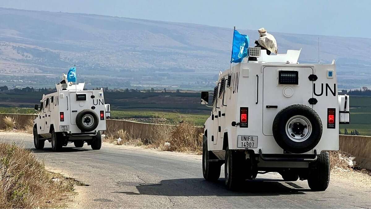 Photo of UN Peacekeeping patrol