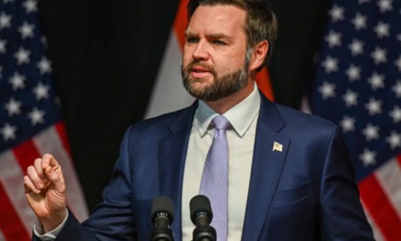 File Photo: US Vice President JD Vance adressing the media