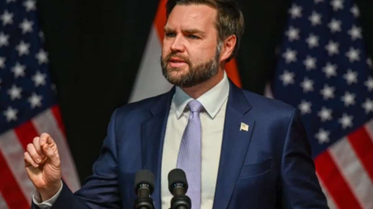 File Photo: US Vice President JD Vance adressing the media