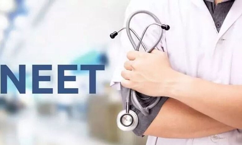 The image displays a representational picture of NEET