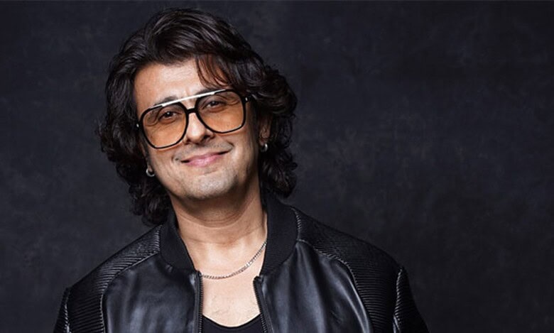 The image displays a picture of singer Sonu Nigam