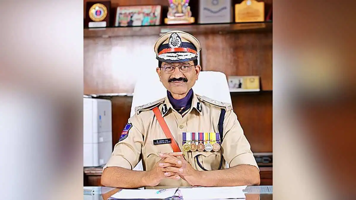 The image displays a picture of former chief of the Special Intelligence Bureau (SIB), T Prabhakar Rao