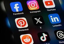 A photo of social media symbols. Social media post on Eid Al Adha to protests at Musheerabad