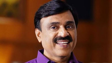 The image displays a photo of former Karnataka minister, Gali Janardhan Reddy