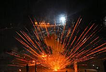 An image of fire crackers being burst