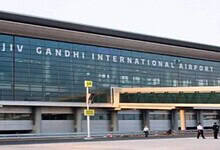 Picture of the Rajiv Gandhi International Airport in Hyderabad