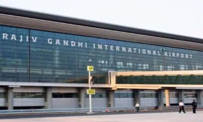 Picture of the Rajiv Gandhi International Airport in Hyderabad