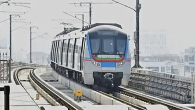 Image: The Hyderabad Metro train