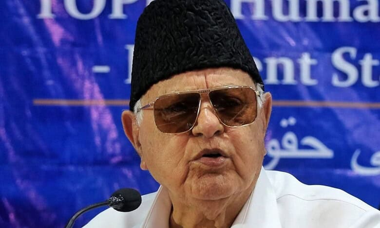 National Conferece president Farooq Abdullah