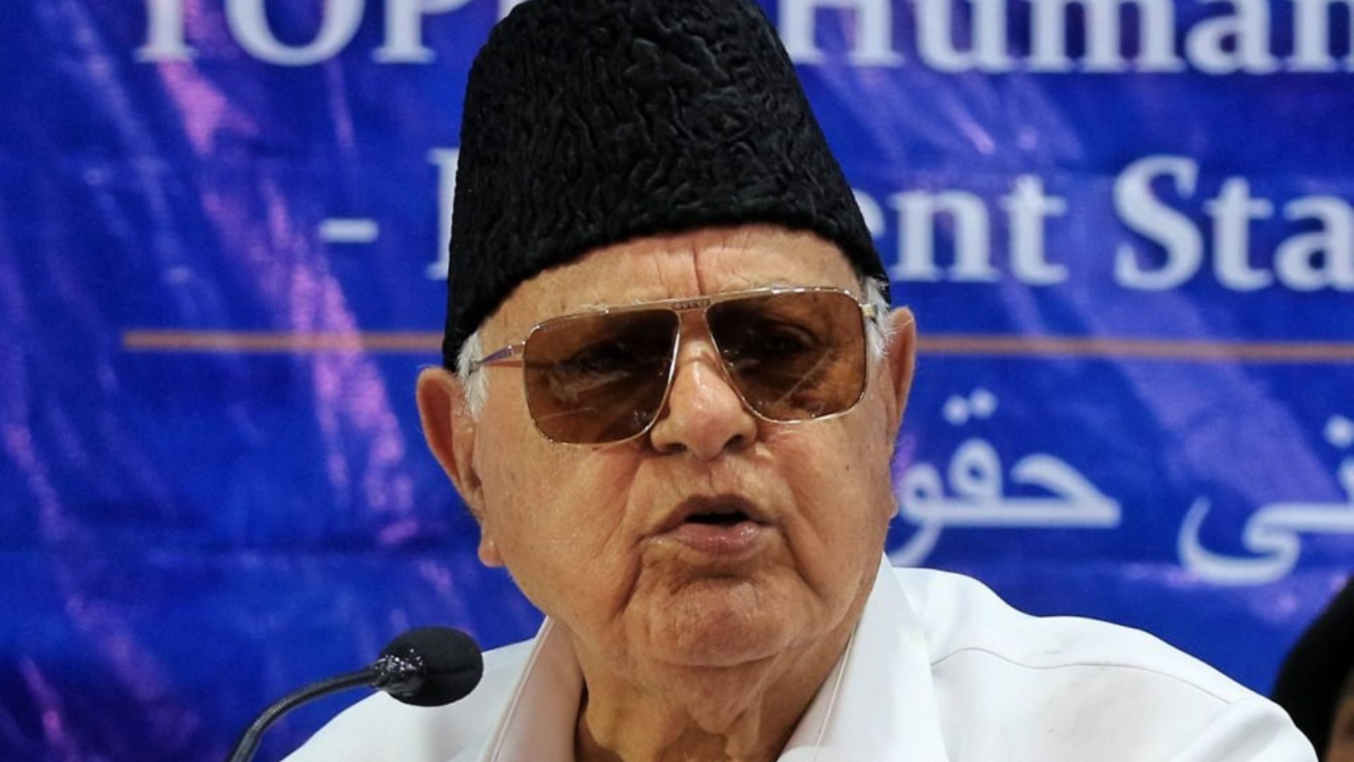 National Conferece president Farooq Abdullah
