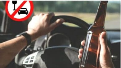 Representational Image used to depict drunk driving