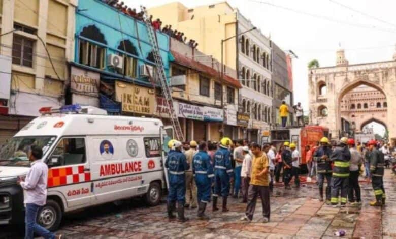 Fire accident at Gulzar Houz