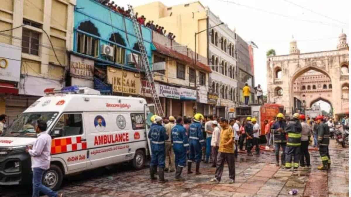 Fire accident at Gulzar Houz