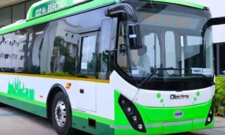 Image of an Electric bus