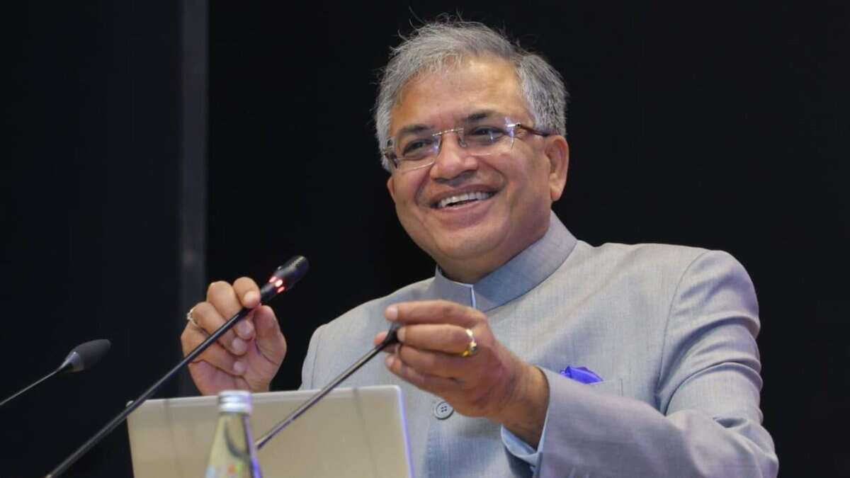The image displays a picture of Chief Election Commissioner of India Gyanesh Kumar