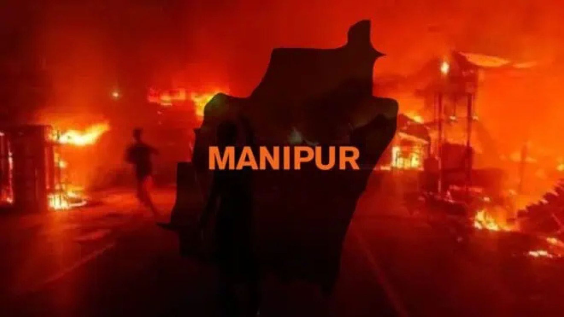 A map of Manipur