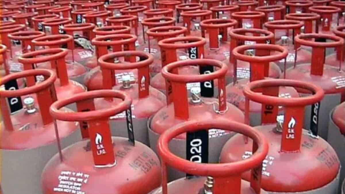 An Image of LPG cylinders used for representational purpose