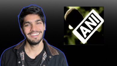 The image displays a picture of YouTuber Mohak Mangal and ANI