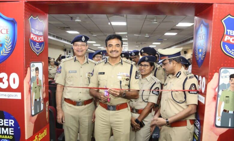 Hyderabad Commissioner of Police CV Anand inaugurates a zonal cyber cell