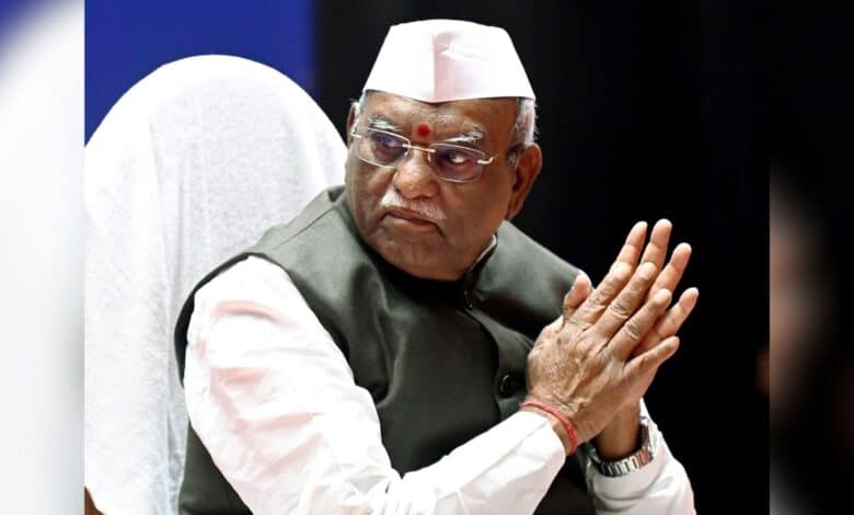 The image displays a picture of Rajasthan Governor Haribhau Bagade