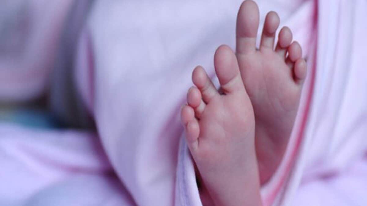 An image of an infant used for representational purpose