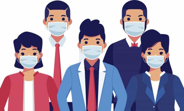 An image of people wearing masks used for representational purposes purpose