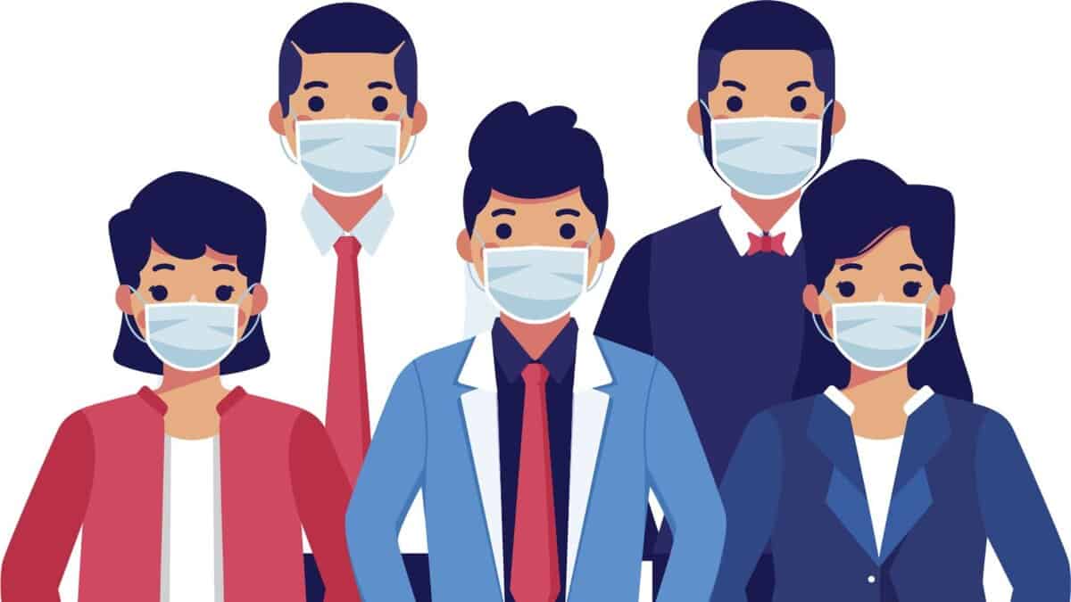 An image of people wearing masks used for representational purposes purpose