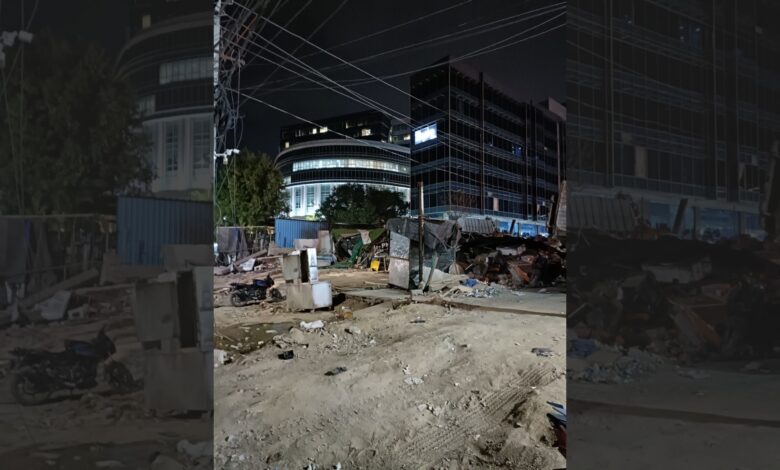 DLF Food Street at Gachibowli remains closed for road widening