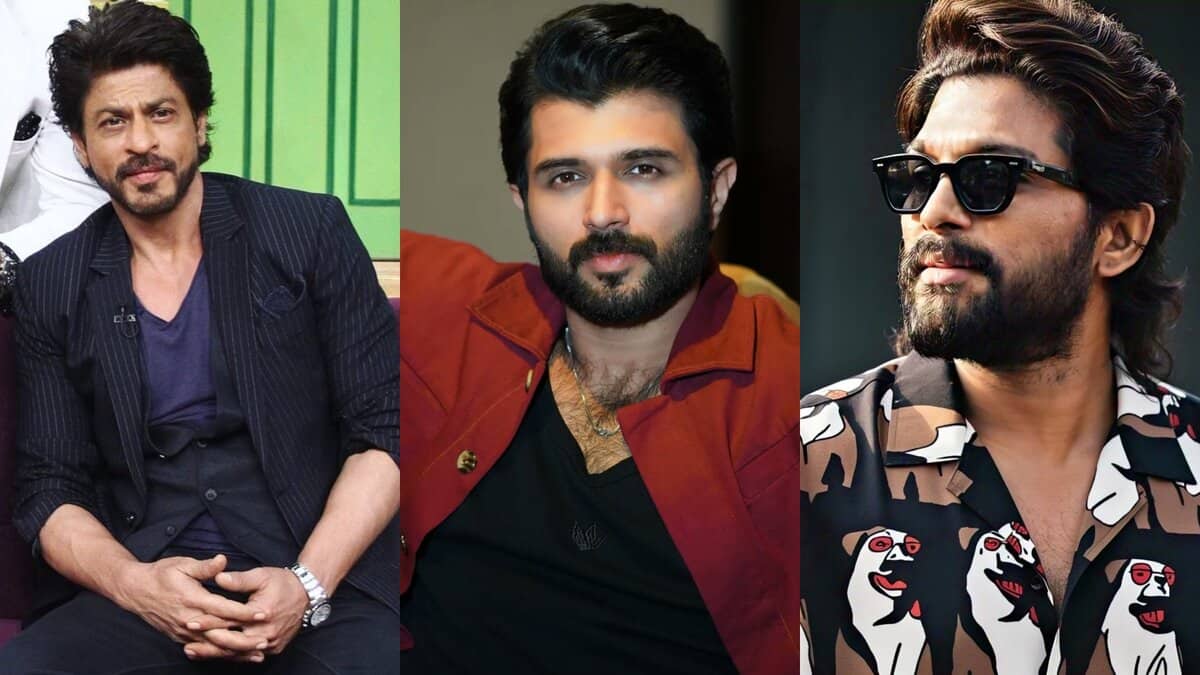 Actors Shah Rukh Khan , Vijay Devarakonda and Allu Arjun